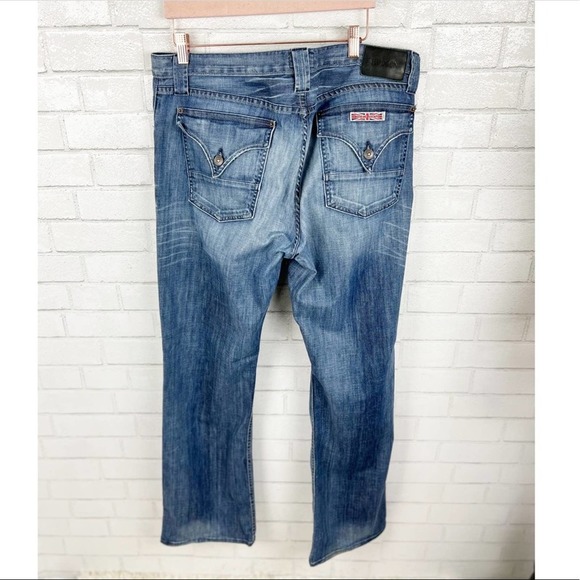 Hudson Men’s Bootcut Denim Jeans Size 36 - Picture 4 of 8